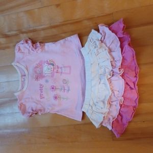 3/$20 Matching set for baby girl 3-6M